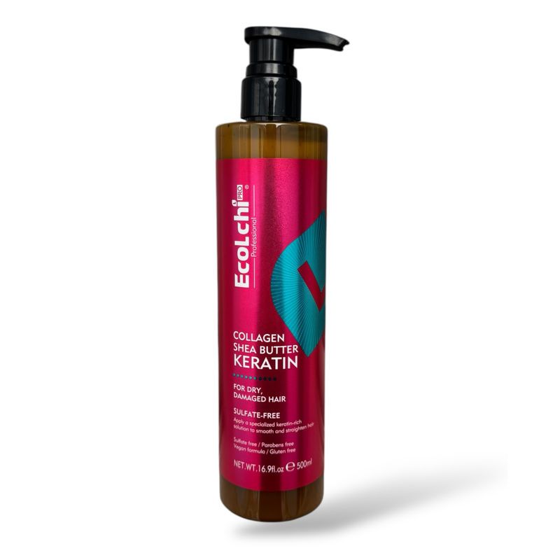 GENERICO - Crema Capilar De Karité con Colageno y Keratina Ecolchi Pro 500 ML