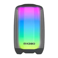 KBOD - Parlante Bluetooth Tws Pulse Mini Rgb Sonido 360 Bc35 Negro