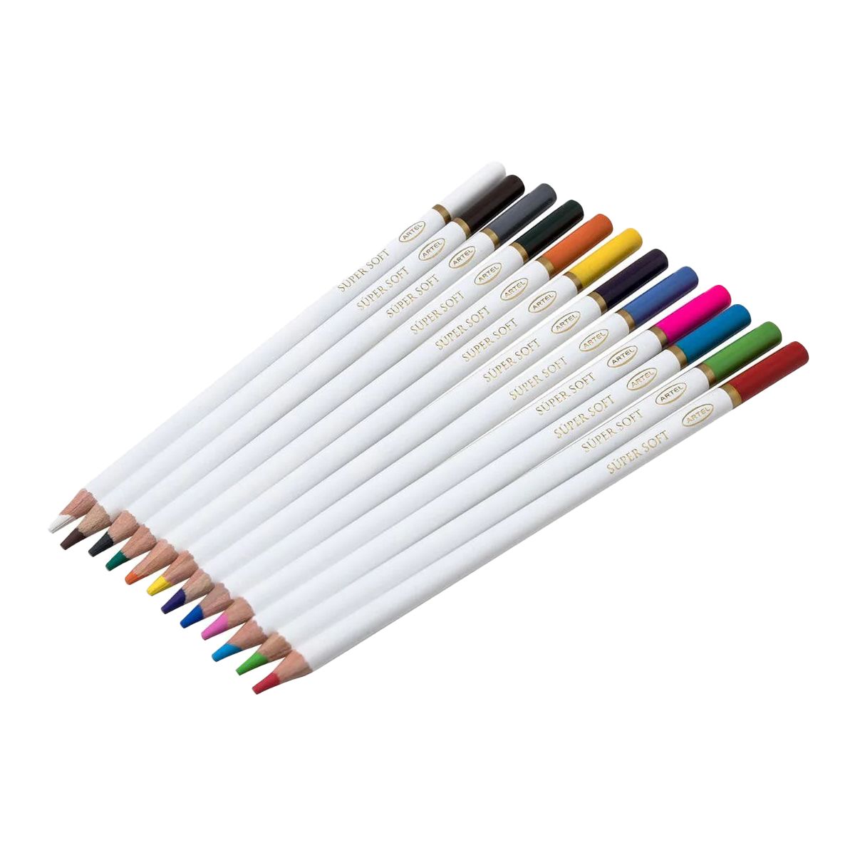 ARTEL - Lápices de colores Super Soft 12 colores - Artel