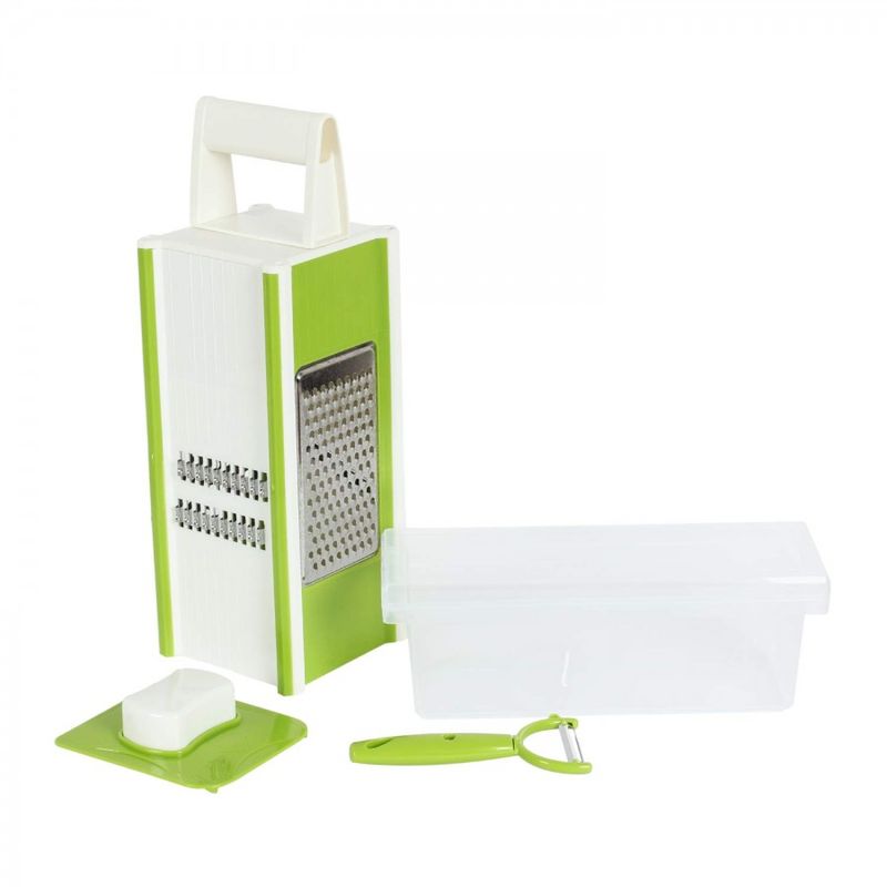 PUNTO STORE - Rallador De Verduras Y Frutas Multiuso 5 En 1 - PS