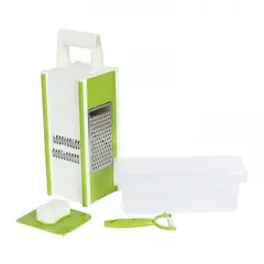 PUNTO STORE - Rallador De Verduras Y Frutas Multiuso 5 En 1 - PS