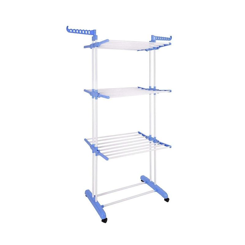 PUNTO STORE - Tendedero Colgador De Ropa Con 3 Niveles Plegable - Ps