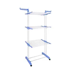 PUNTO STORE - Tendedero Colgador De Ropa Con 3 Niveles Plegable - Ps