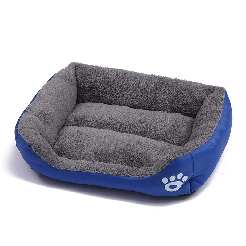 GENERICO - Cama Ultrasuave para mascotas Color Azul Talla M