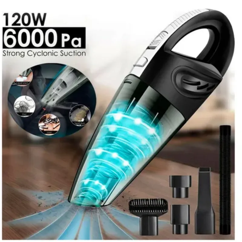 MOVI - ASPIRADORA INHALAMBRICA AUTO Y CASA CON ACCESORIOS