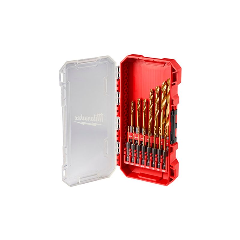 MILWAUKEE - Brocas Titanio de Impacto 15 PCS MILWAUKEE 48-89-4670