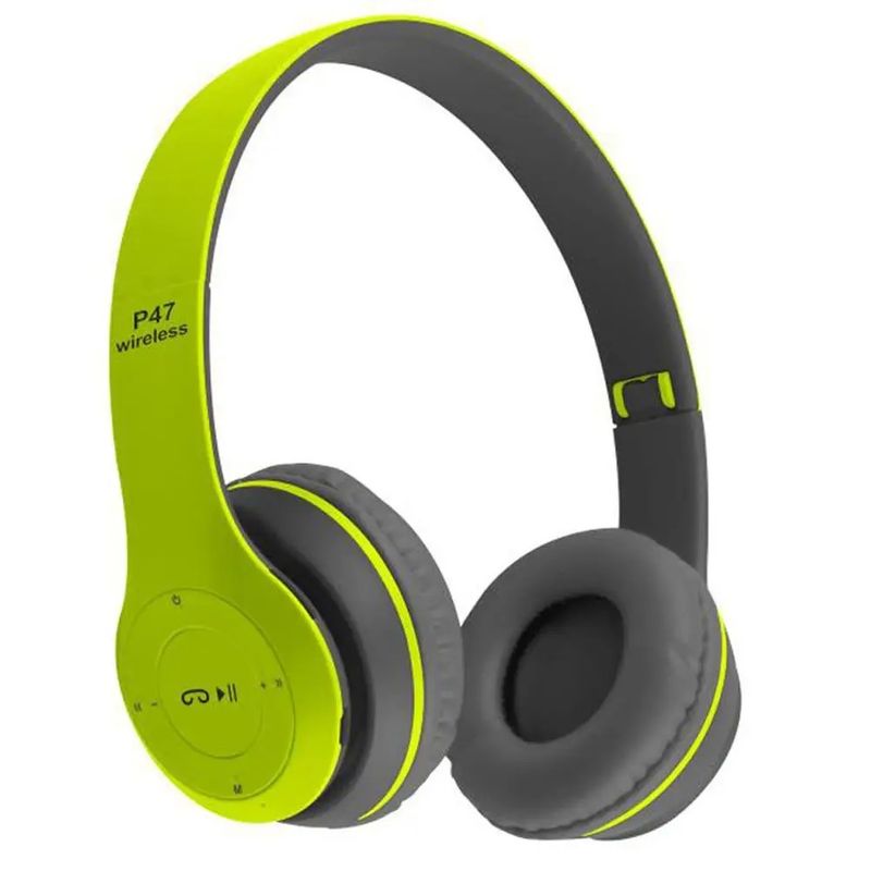 GENERICO - Audífonos Bluetooth Inalambricos On Ear Grandes P47 VERDES