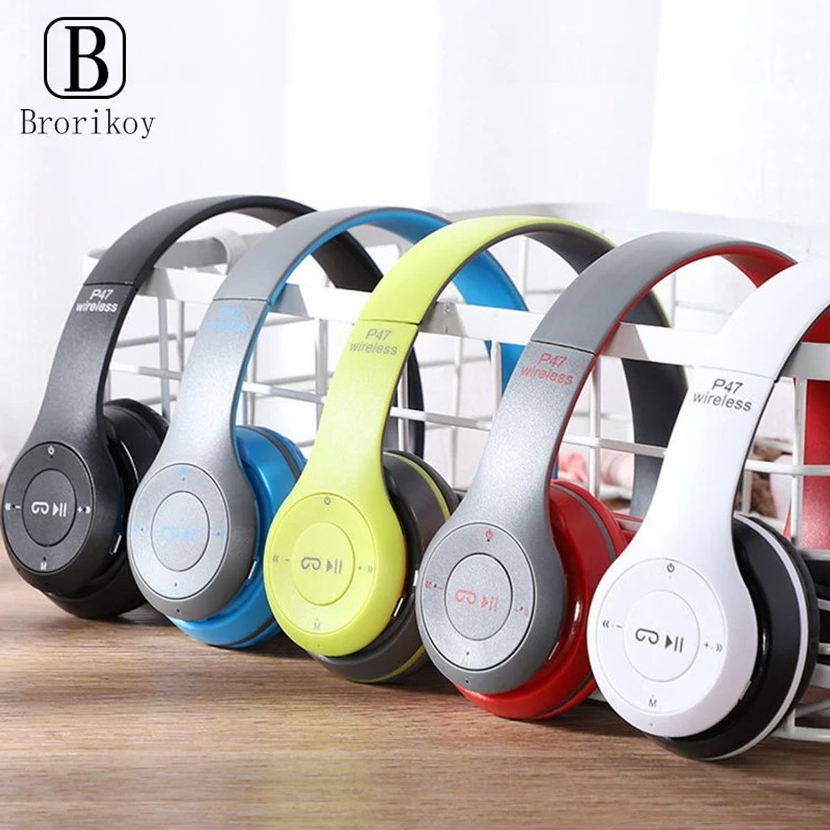 GENERICO - Audífonos Bluetooth Inalambricos On Ear Grandes P47 VERDES