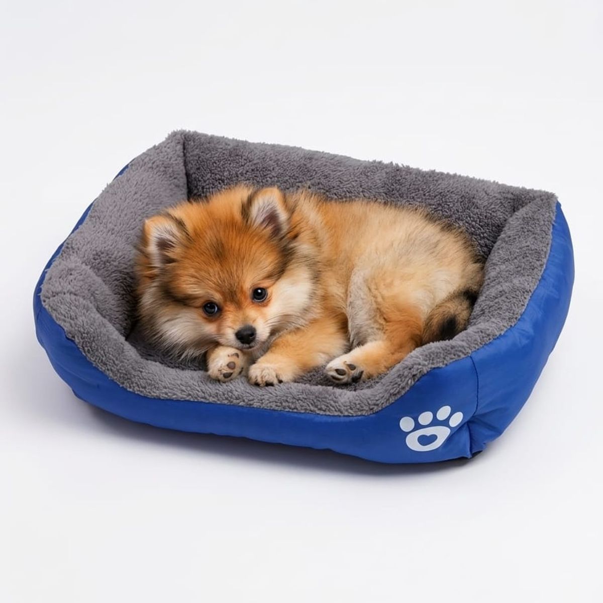 MASCO TODO - Cama Ultrasuave para mascotas Color Azul Talla L