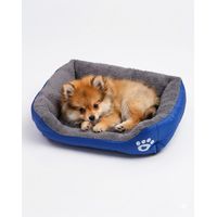 Cama Ultrasuave para mascotas Color Azul Talla L