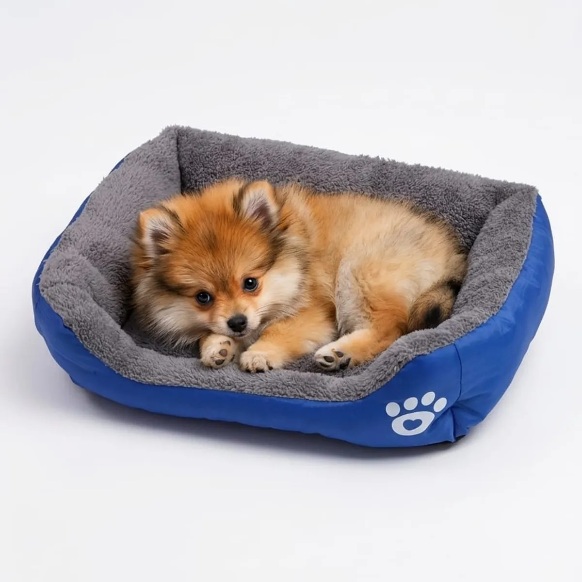 MASCO TODO - Cama Ultrasuave para mascotas Color Azul Talla XL
