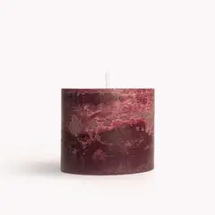 GENERICO - Velas Burdeo Artesanales - Hechas a Mano 10x12cm