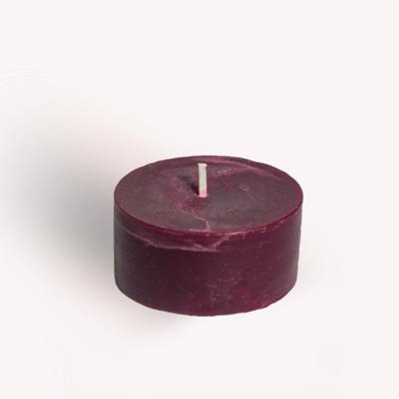 GENERICO - Velas Burdeo Artesanales - Hechas a Mano 10x6cm