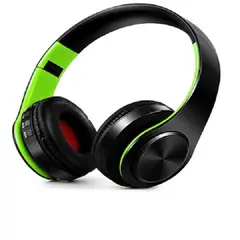 GENERICO - Audífonos Bluetooth recargables On Ear GRANDES Inalambricos VERDES
