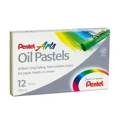 PENTEL - Estuche Pasteles 12 Colores -