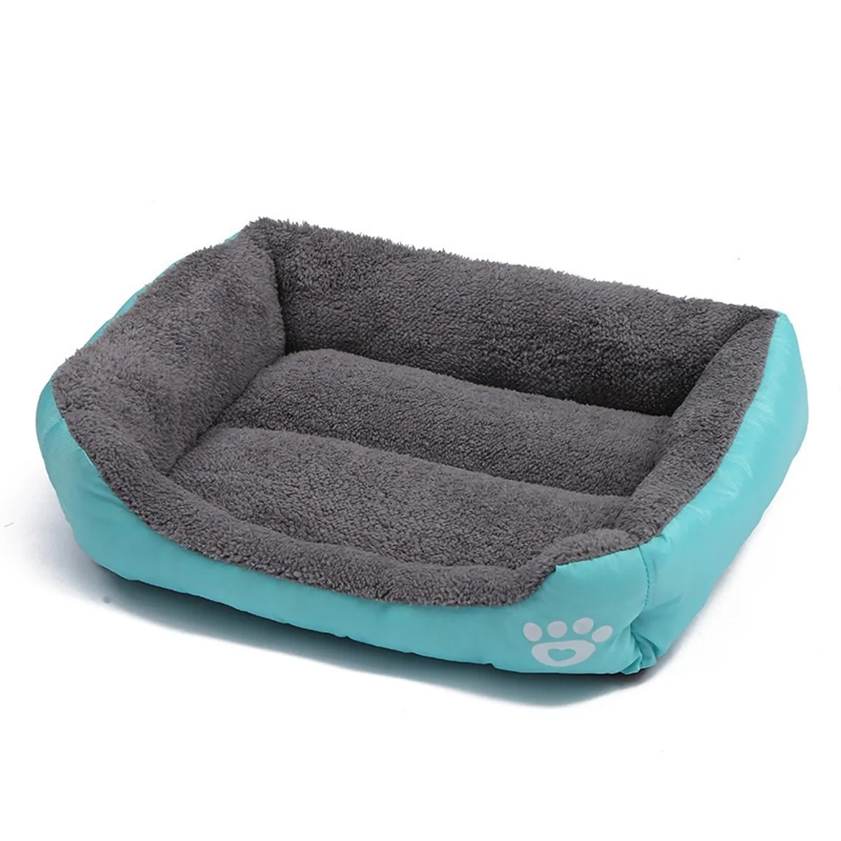 MASCO TODO - Cama Ultrasuave para mascotas Color Turquesa Talla M