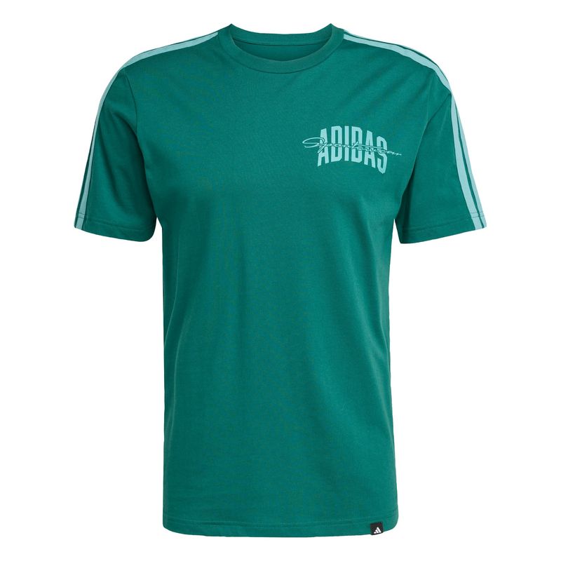 ADIDAS - Polera Graphic Estampado Universitario