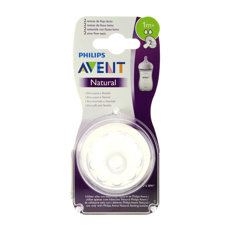 AVENT - Tetina Avent Natural 1m+ numero 2