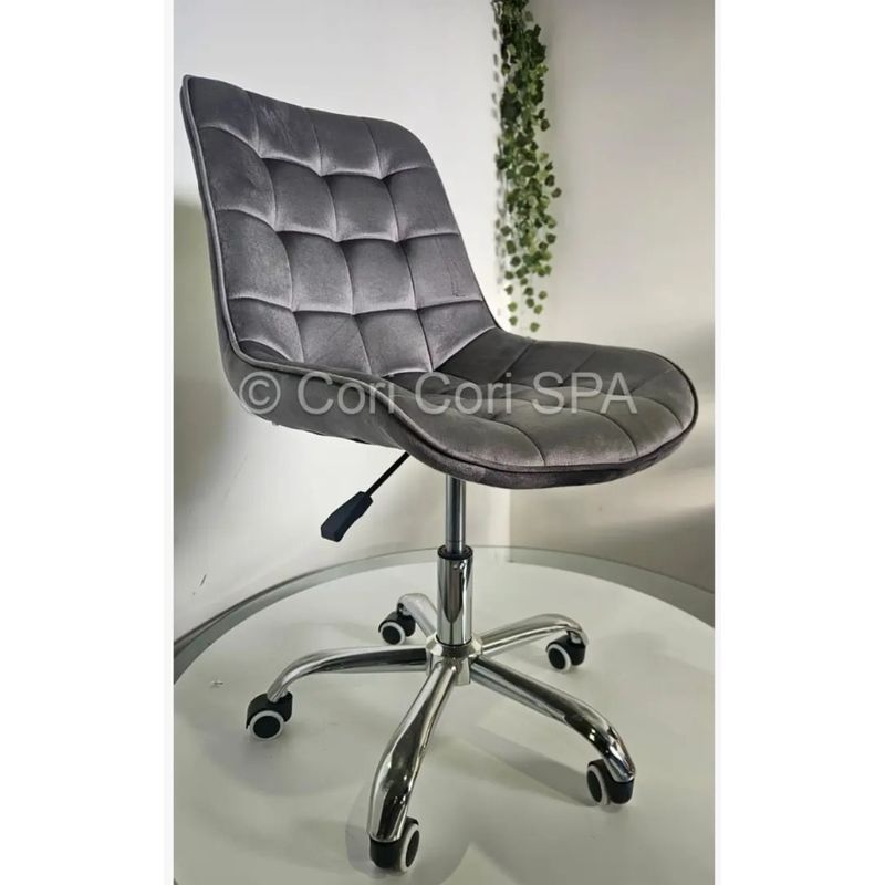 CORI CORI - Silla Capitonne Top de Escritorio Gris