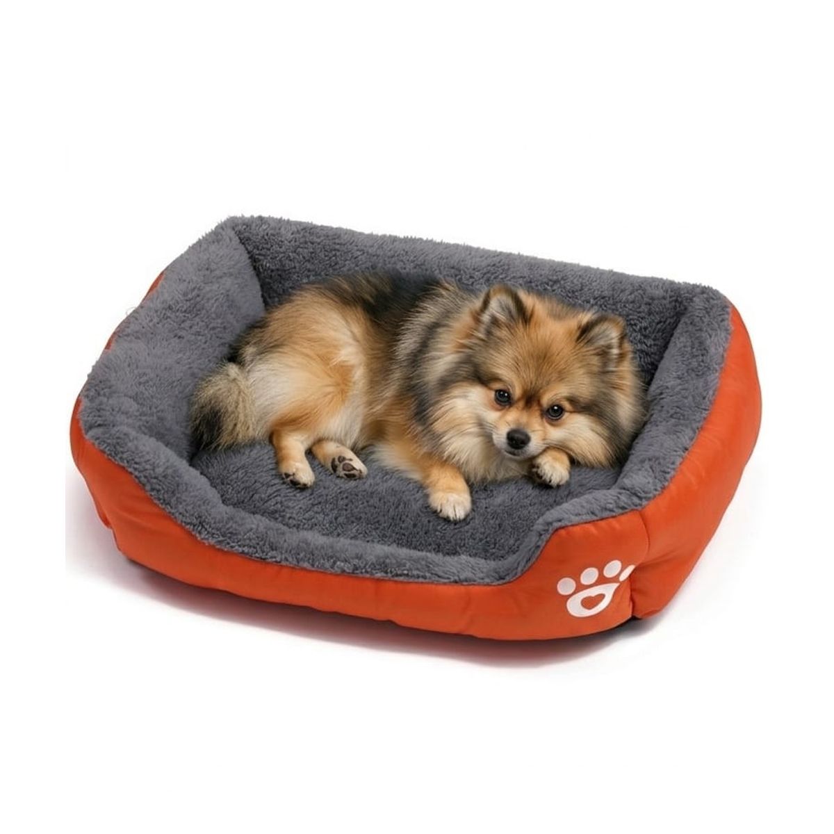 MASCO TODO - Cama Ultrasuave para mascotas Color Naranja Talla XL