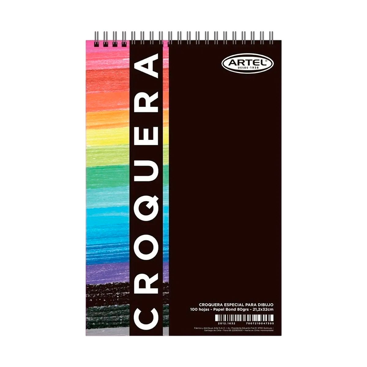 ARTEL - Croquera Bond 21x32cm ArteColor - Artel
