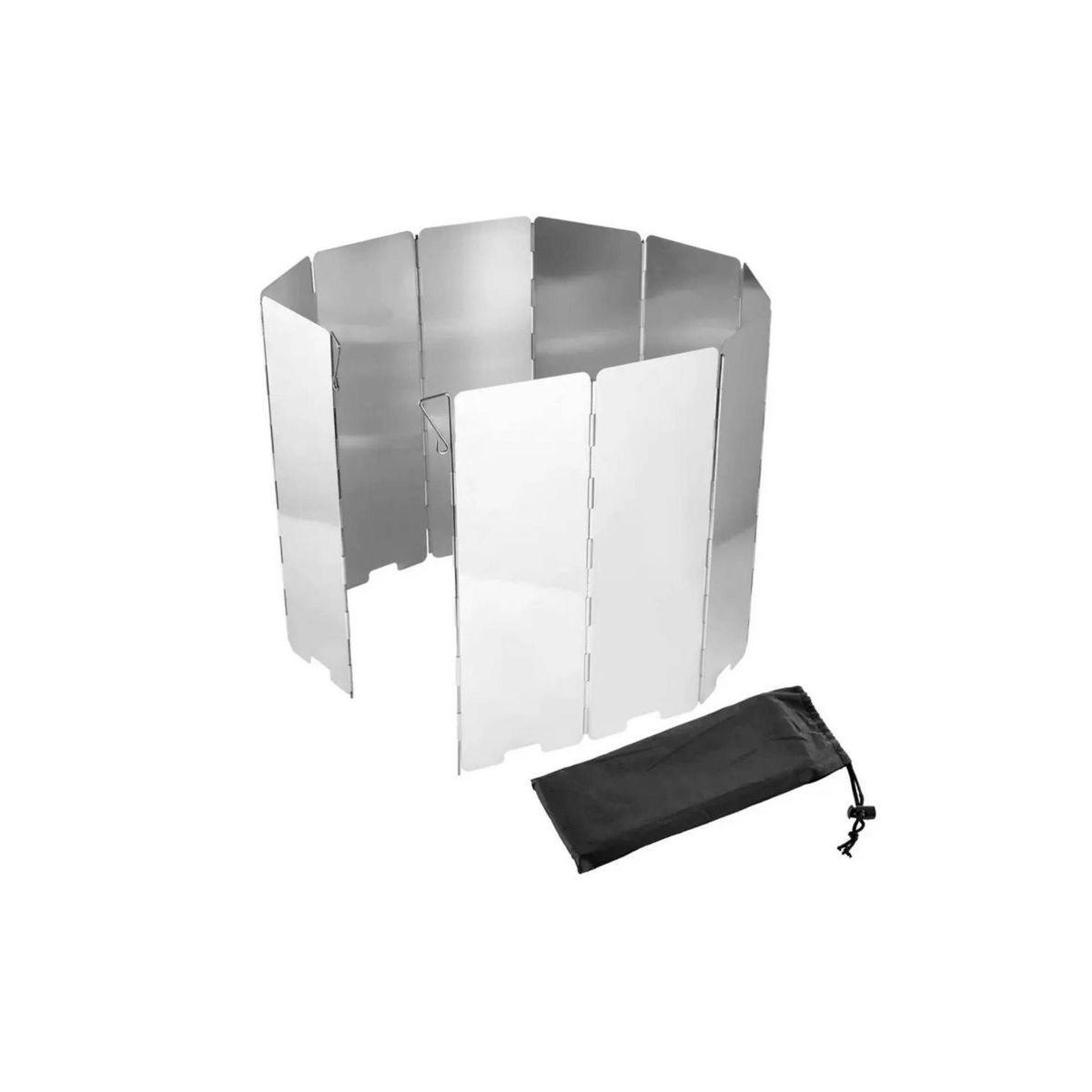 PUNTO STORE - Protector De Viento 65x22cm Para Cocinilla Camping - Ps