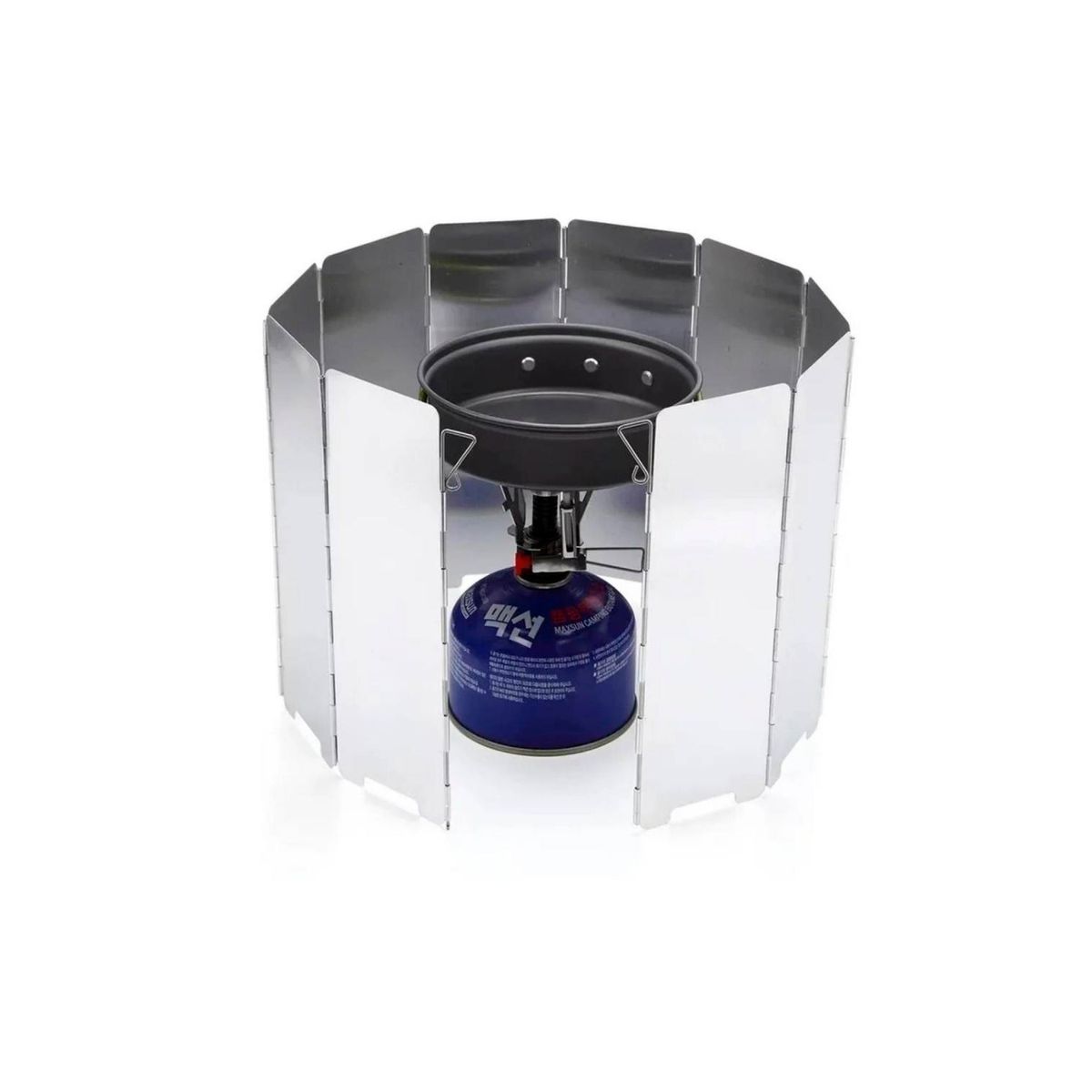 PUNTO STORE - Protector De Viento 65x22cm Para Cocinilla Camping - Ps