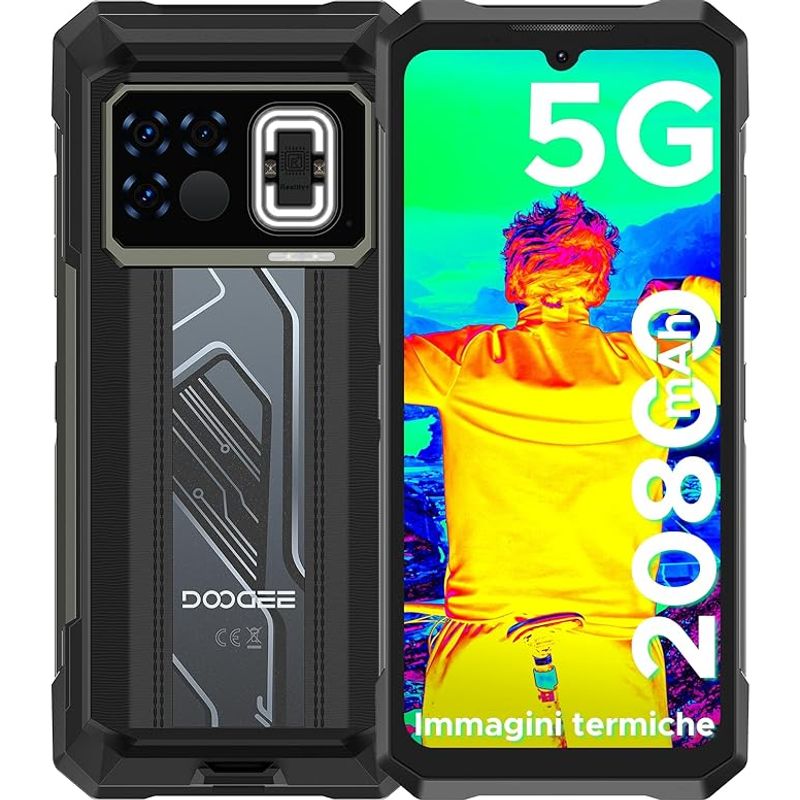 DOOGEE - DOOGEE Fire6 Max 5G Celular 20GB+256GB 20800mAh Linterna doble