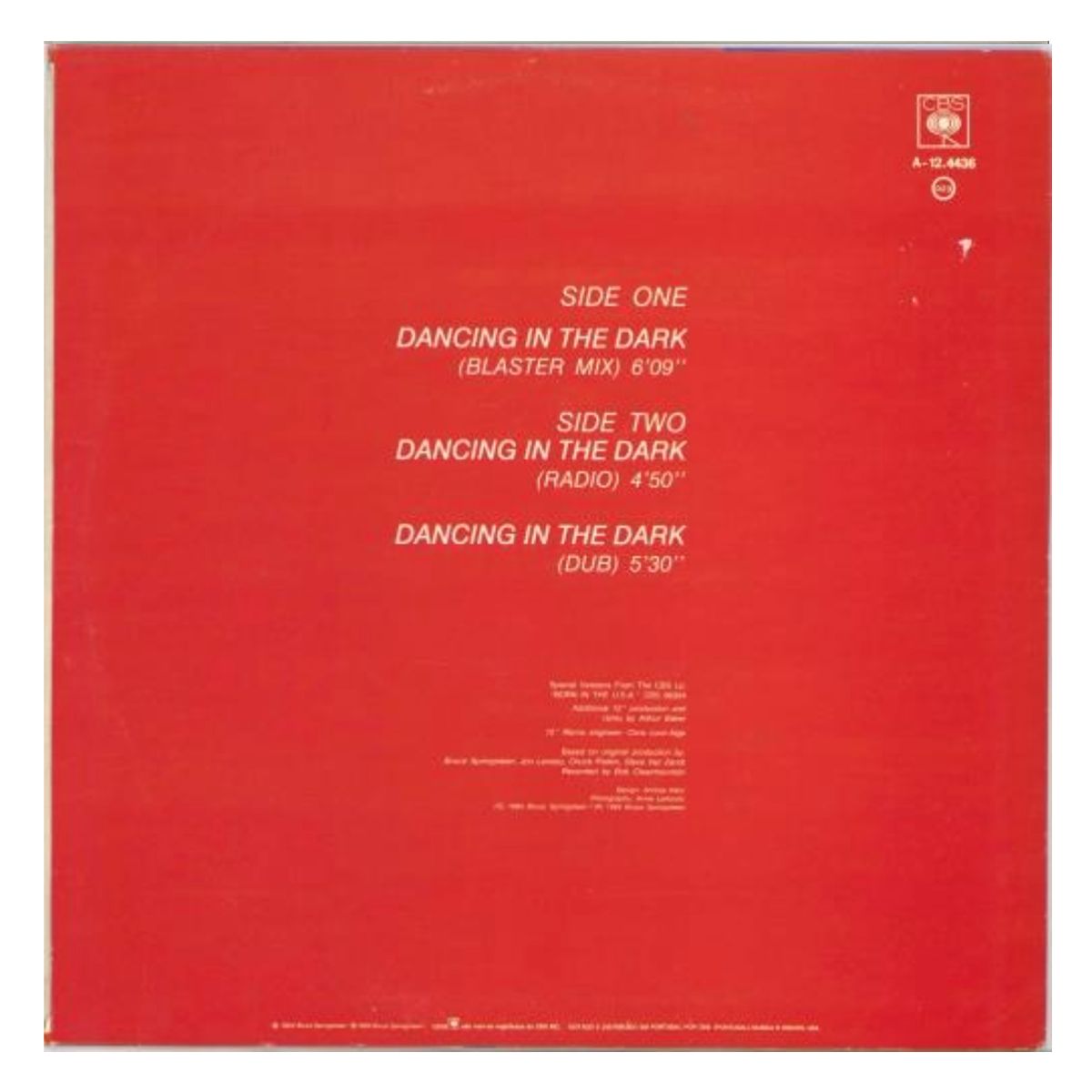 GENERICO - Bruce Springsteen  Dancing In The Dark Vinilo Reacondicionado VG+