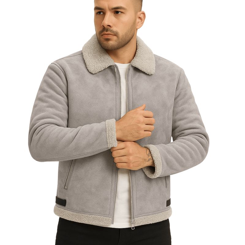 D'JOE - Chaqueta Ecocuero Vintage Grecia Hombre