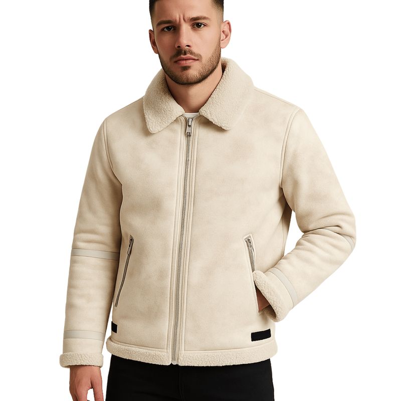 D'JOE - Chaqueta Ecocuero Vintage Grecia Hombre