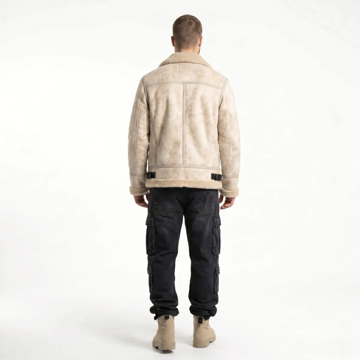 D'JOE - Chaqueta Ecocuero Vintage Grecia Hombre