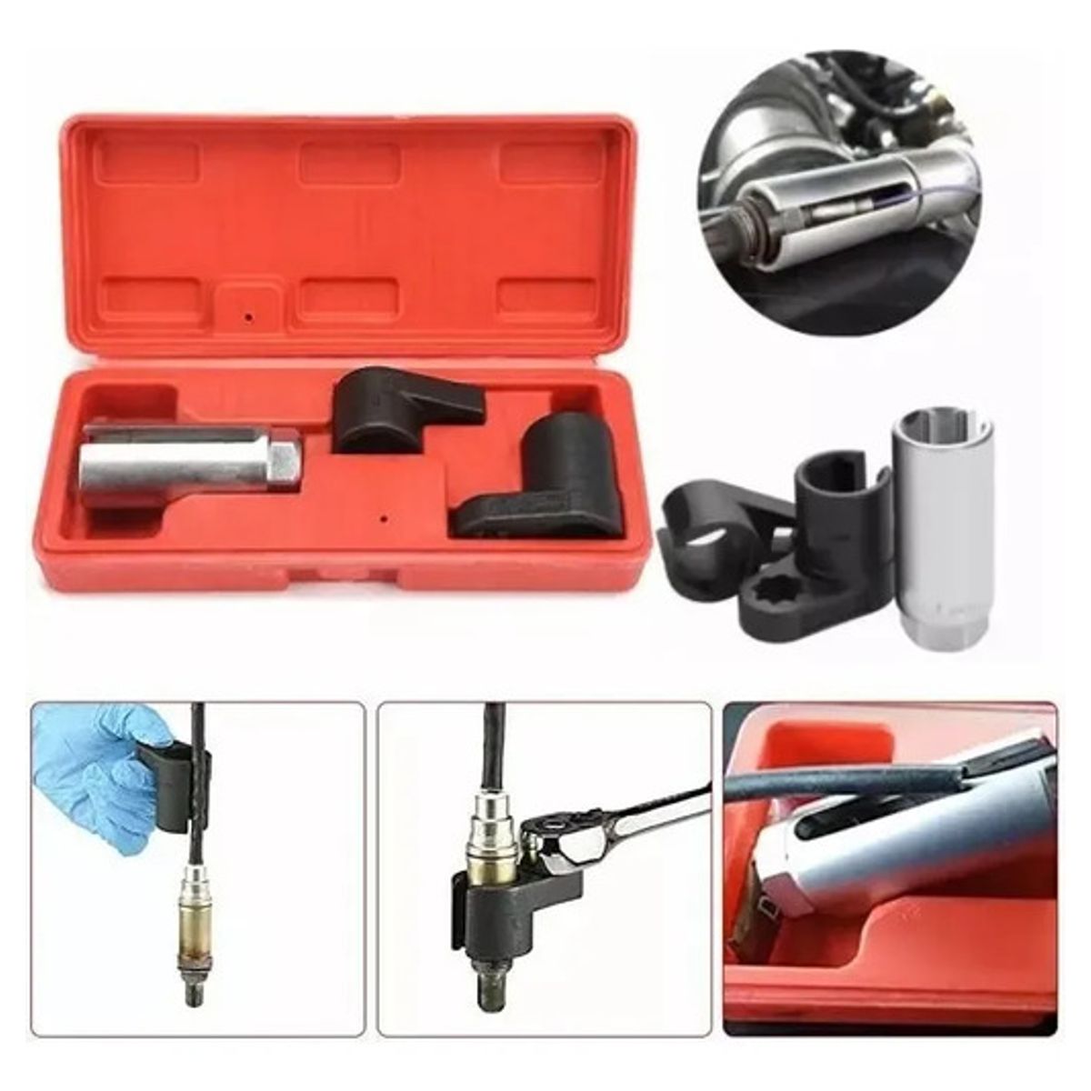 GENERICO - Kit 3 Dados Sensor Oxigeno 3 Pcs 1/2 Y 3/8 Pro