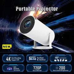CASTLEN - Proyector Inteligente 200 ANSI USB HDMI WIFI