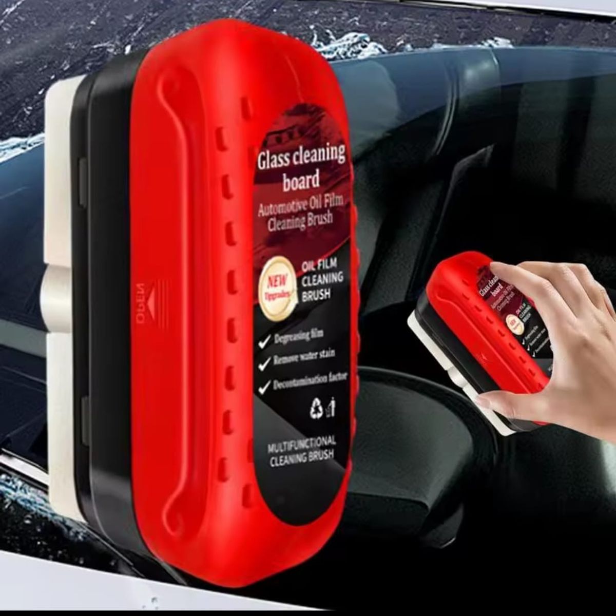 GENERICO - Cepillo Limpia Parabrisas Cristales Empañados e impermeabilizante