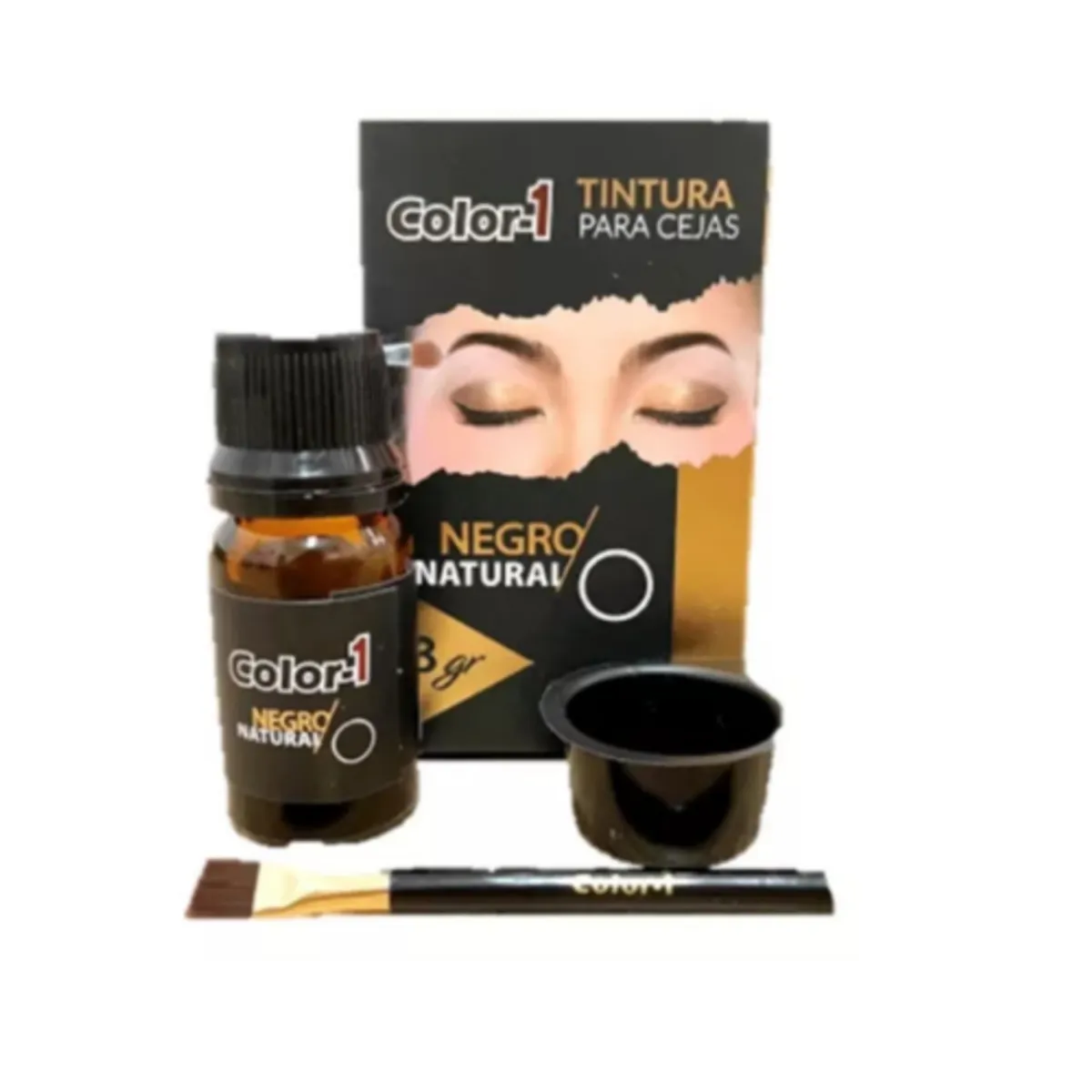 PROKPIL - TINTURA CEJAS NEGRO NATURAL 3GR COLOR-1