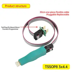 GENERICO - Cable Pinza tssop8 3x44 Simil 3m Tacho Digiprog Programador