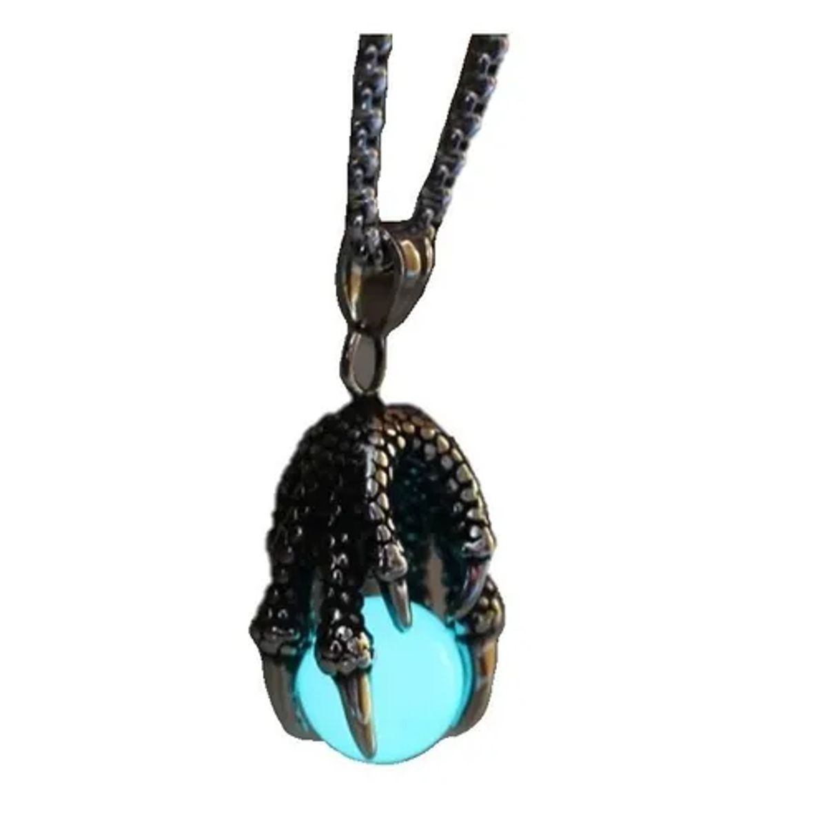 GENERICO - Collar Garra Vikingo Brillo En La Oscuridad Hombre Mujer