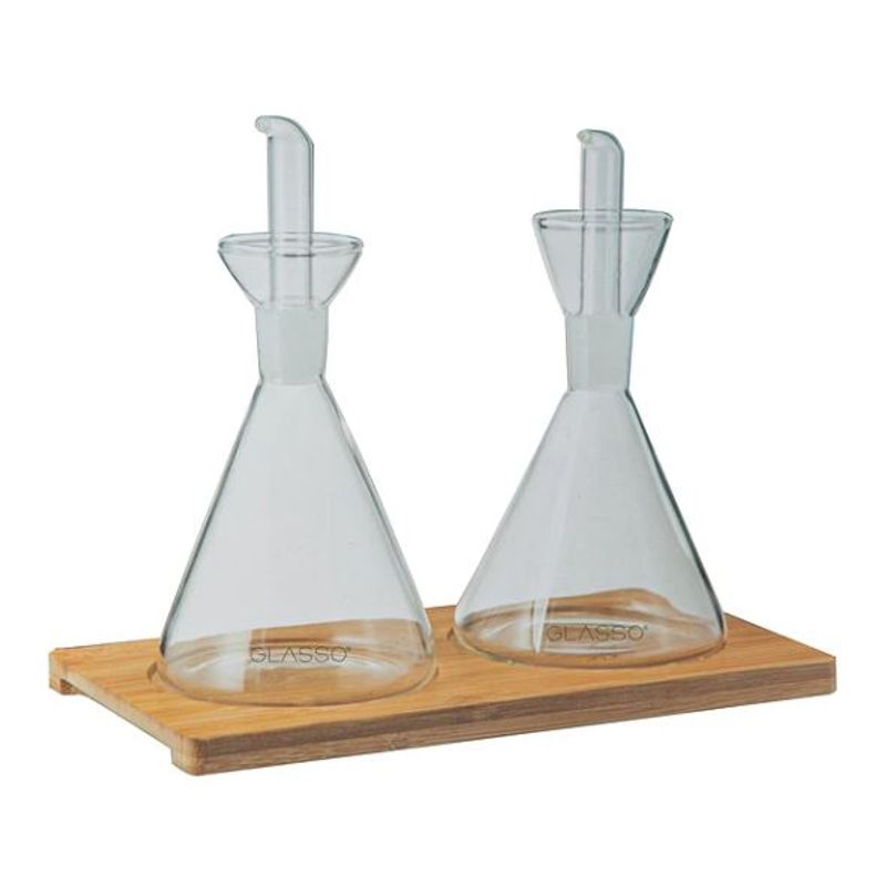 GLASSO - Set De Alcuzas Base Bamboo Glasso