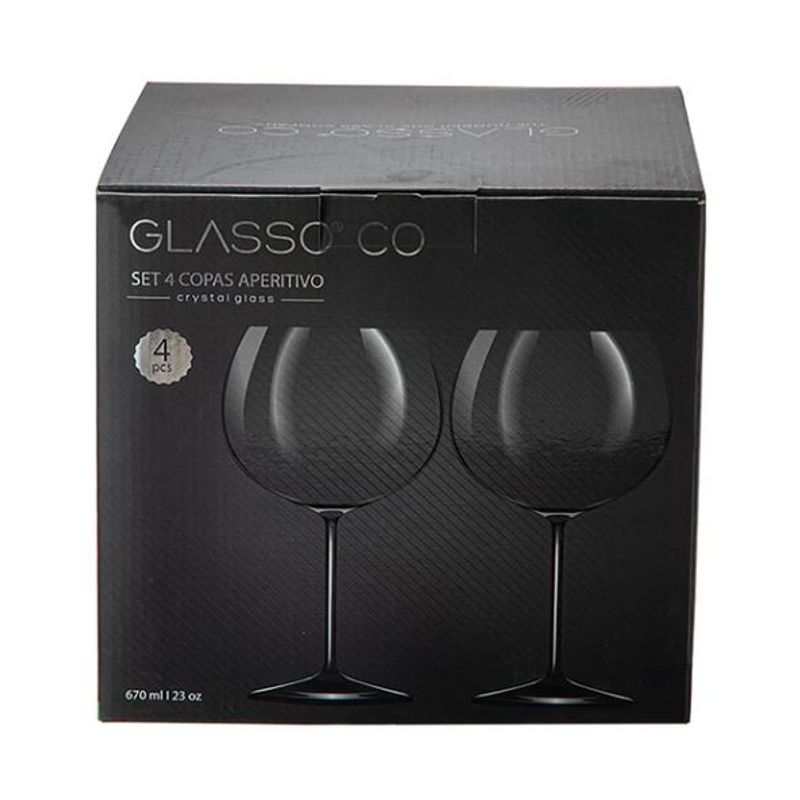 GLASSO - Set 4 Copas Aperitivo Glasso