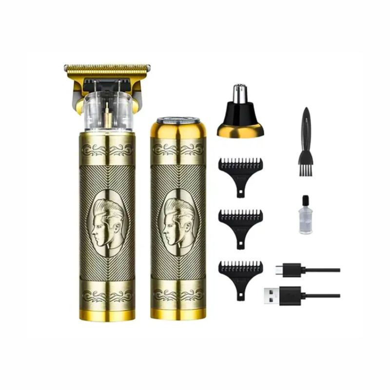 GENERICO - Set Cortadora De Pelo Rasuradora 3 En 1 Inalámbrica