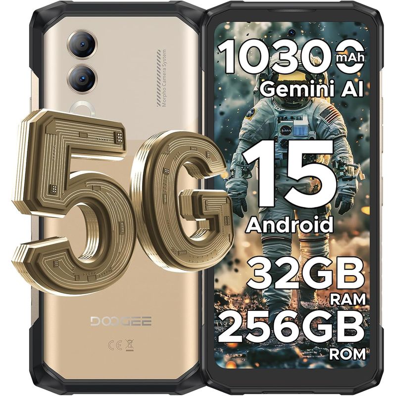 DOOGEE - DOOGEE Blade20 Turbo 5G Celular 32GB+256GB pantalla 6.6 Android15