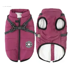MASCO TODO - Parka Chaqueta Impermeable Perro Talla XL Morado