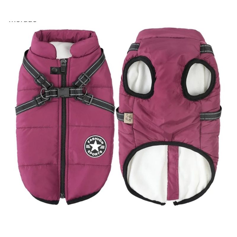 GENERICO - Parka Chaqueta Impermeable Perro Talla XXL Morado
