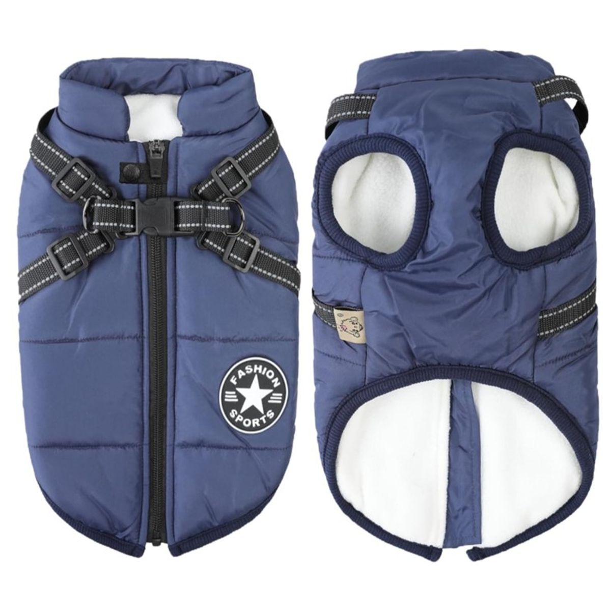 MASCO TODO - Parka Chaqueta Impermeable Perro Talla XXL Azul