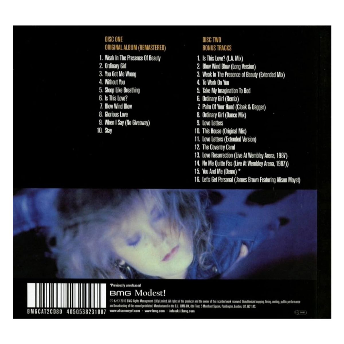 GENERICO - Alison Moyet  Raindancing Vinilo Reacondicionado VG+