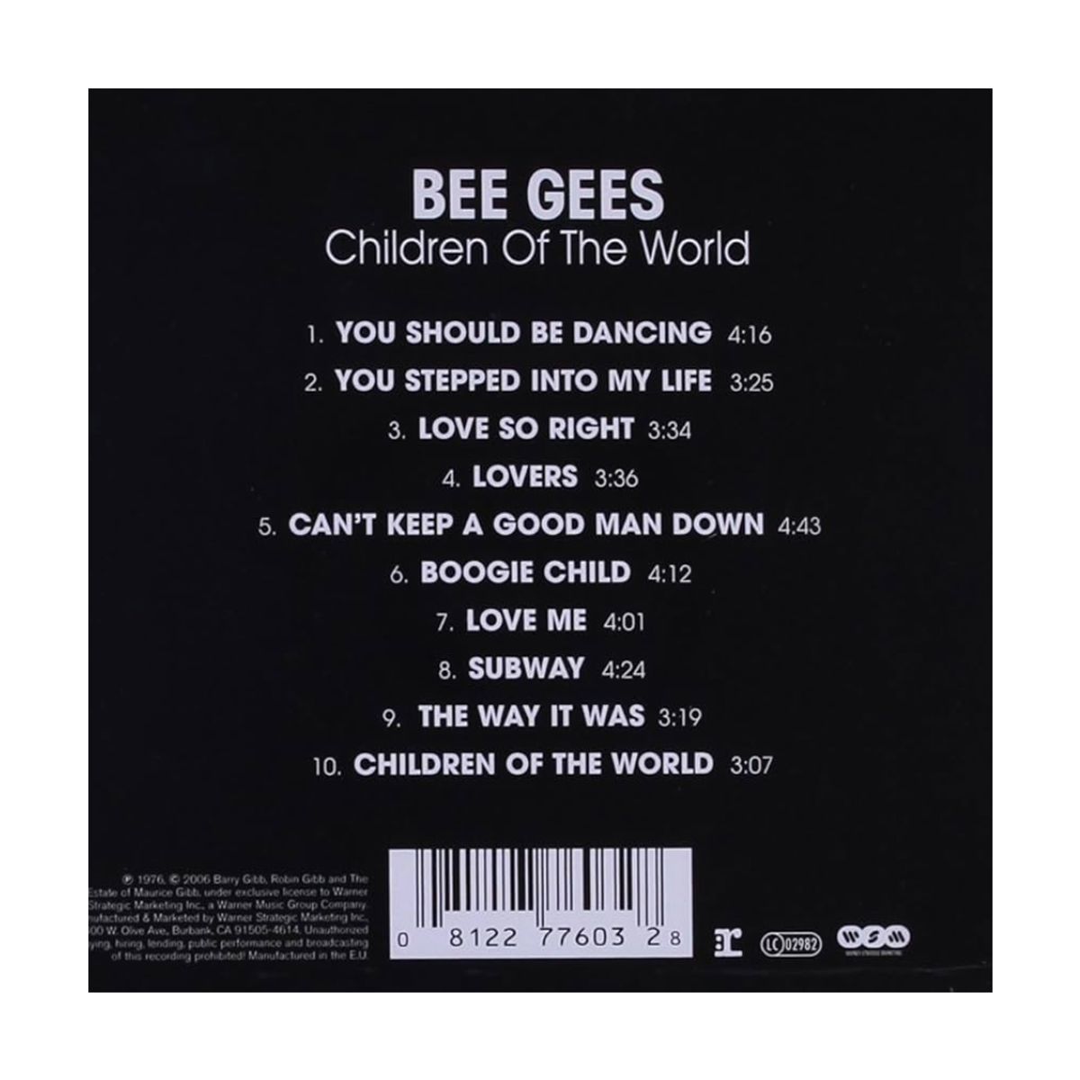 GENERICO - Bee Gees Children Of The World Vinilo Reacondicionado VG+