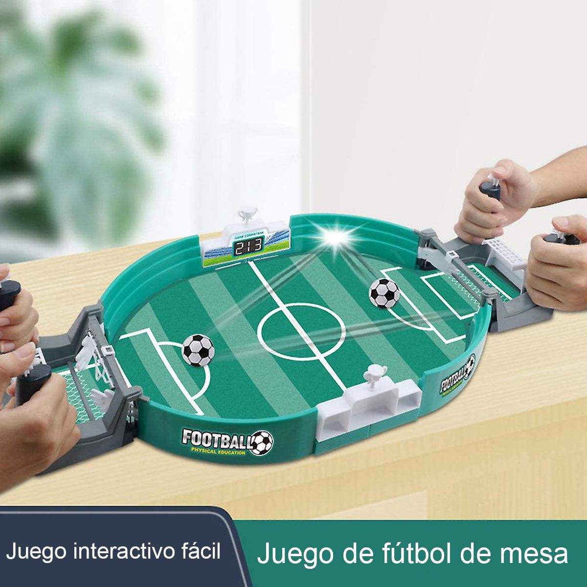 EDWINAYY - Juego De Mesa Futbol Portátil Plastico Para Ni?os
