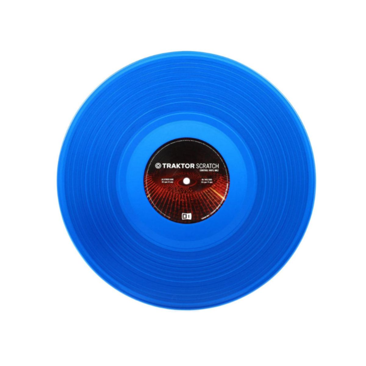 NATIVE INSTRUMENTS - Vinilo Traktor Scratch Control Vinyl MK2 Color Azul Native Instruments