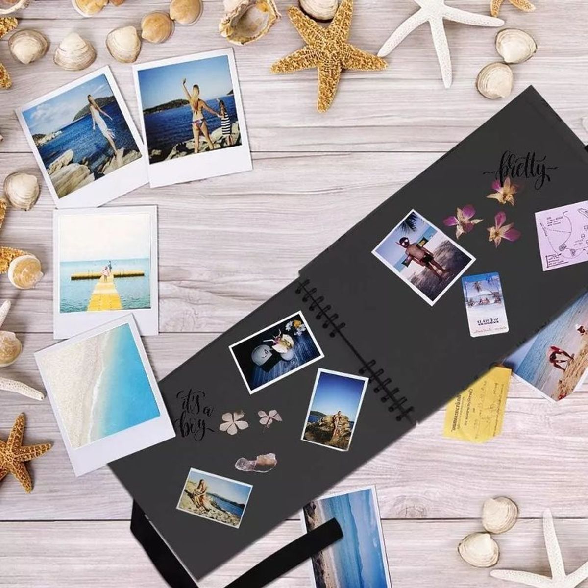 GENERICO - Álbum Fotográfico Para 80 Fotos Set Paquete 1 Piezas